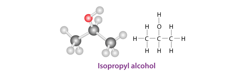 ساختار ایزوپروپیل الکل