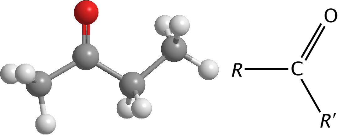 ساختار مولکولی کتون ها